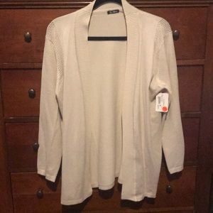 Vila Milano Cream Cardigan Size M. NWT
